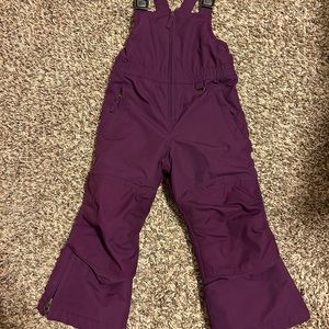 Girls ski bib size 4